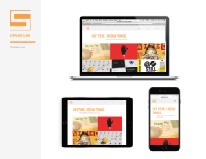 Responsive home page mock ups